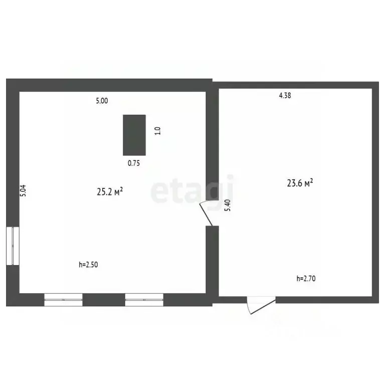 Дом в Орловская область, Хотынецкий район, с. Ильинское  (25 м) - Фото 2