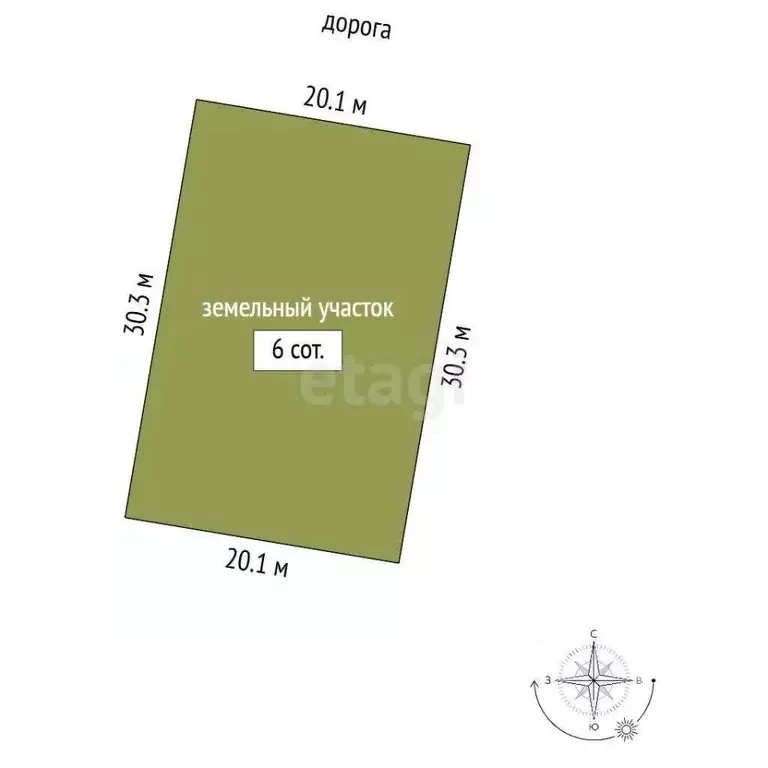 Участок в Крым, Ленинский район, Семисотское с/пос, с. Каменское ул. ... - Фото 2