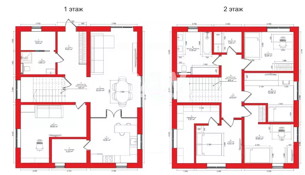 Коттедж в Челябинская область, Сосновский район, Кременкульское с/пос, ... - Фото 2