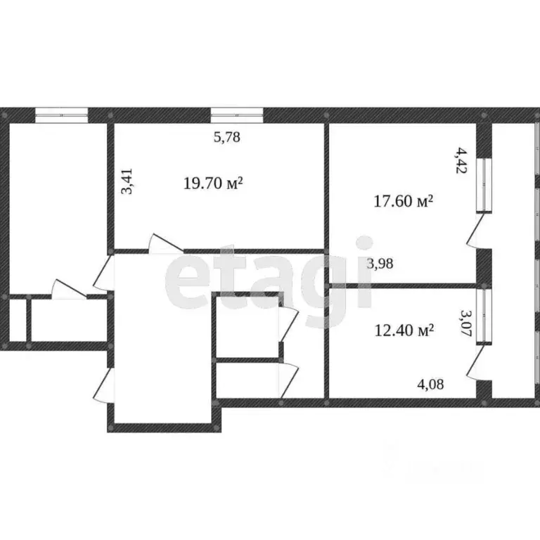 3-к кв. Ханты-Мансийский АО, Сургут ул. Крылова, 36 (86.6 м) - Фото 1