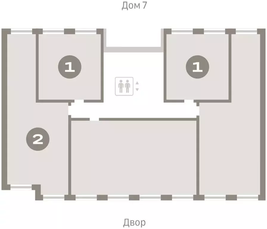 1-комнатная квартира: Тюмень, Причальная улица, 7 (43.32 м) - Фото 1