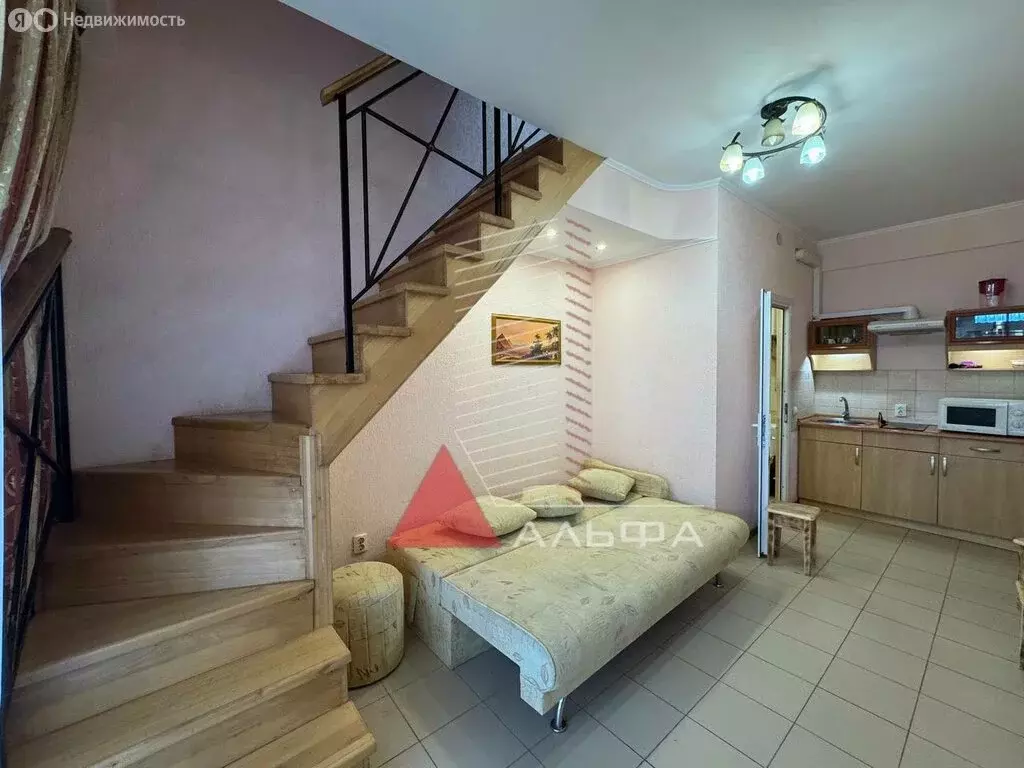 Квартира-студия: Прибрежное, Каламитская улица, 12к2 (25 м) - Фото 1