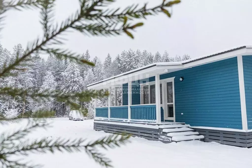 Дом в Карелия, Прионежский район, пос. Новая Вилга ул. Западная (70 м) - Фото 1