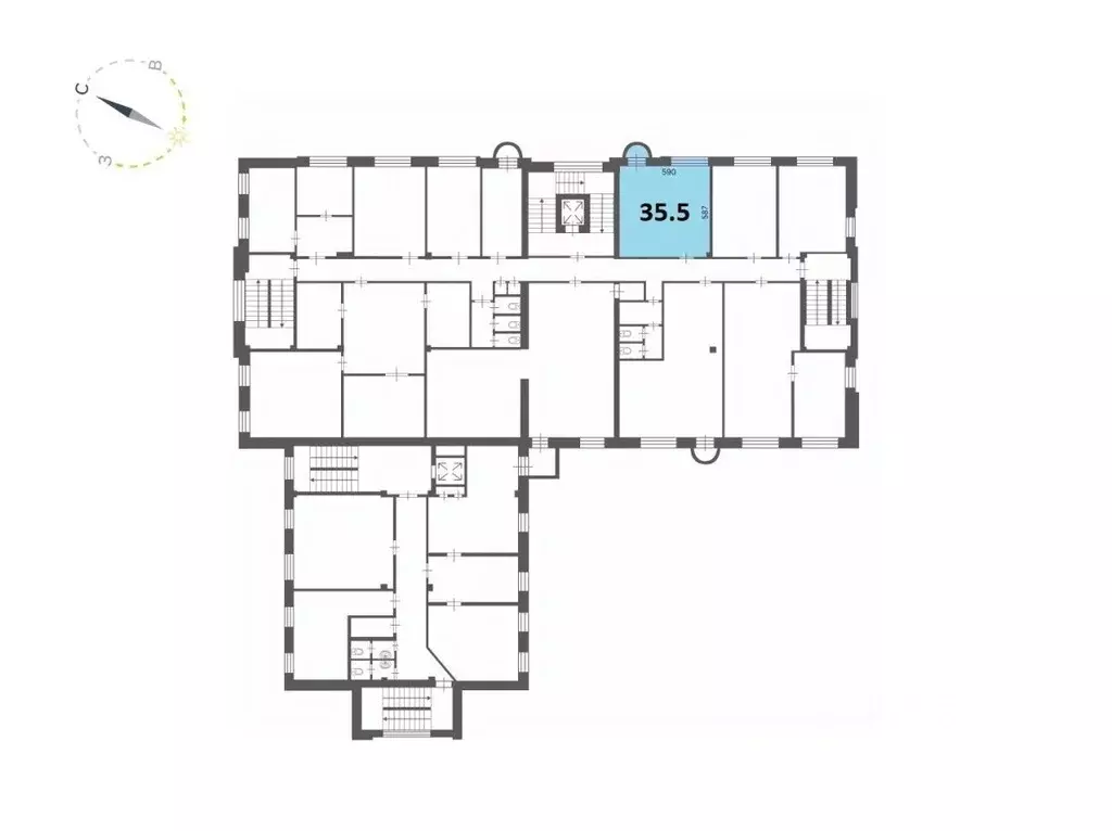 Офис в Новосибирская область, Новосибирск просп. Димитрова, 1 (36 м) - Фото 0
