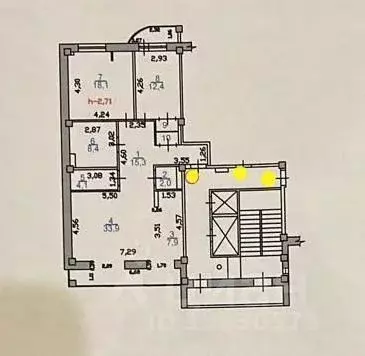 3-к кв. Иркутская область, Иркутск ул. Лыткина, 11/6 (104.8 м) - Фото 2