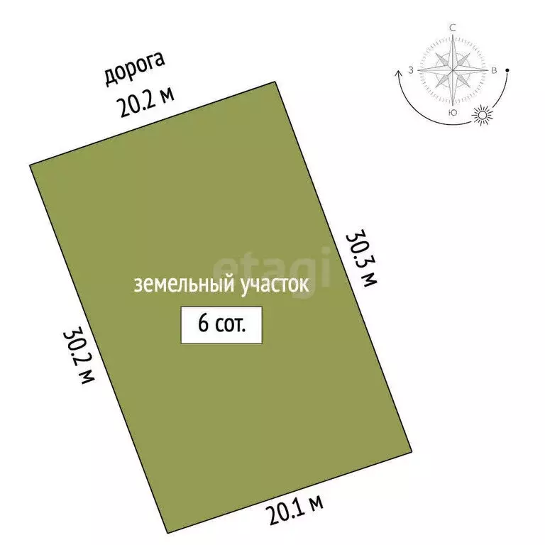 Участок в Альметьевск, улица Дружбы Народов (6 м) - Фото 1