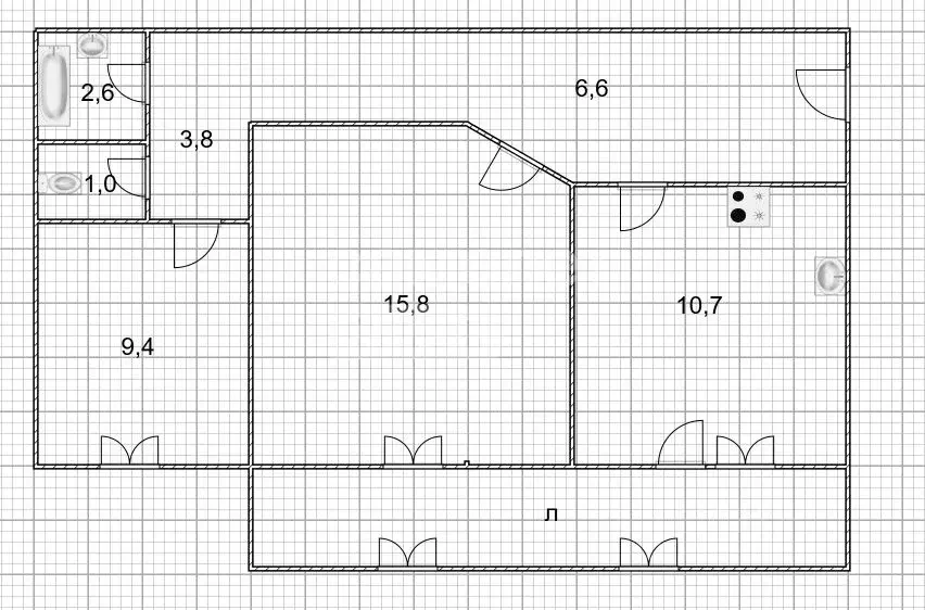 2-к кв. Ульяновская область, Ульяновск Камышинская ул., 43В (49.9 м) - Фото 2