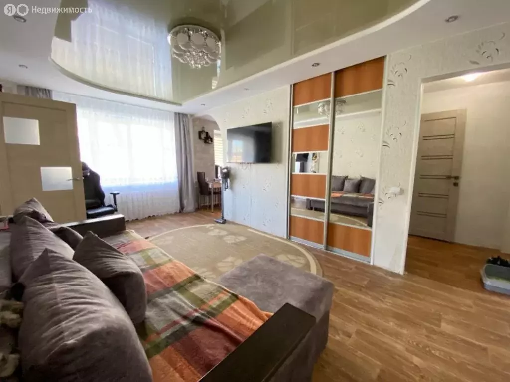 3-комнатная квартира: Чебаркуль, улица Калинина, 4 (41.8 м) - Фото 0