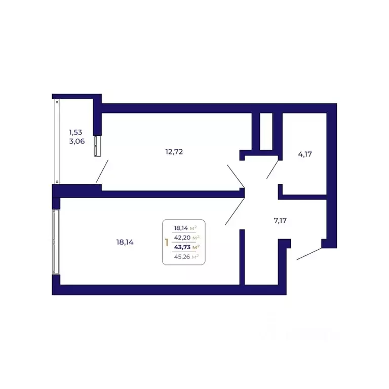 1-к кв. Башкортостан, Уфа Затон-Восточный жилрайон, Паруса жилой ... - Фото 0