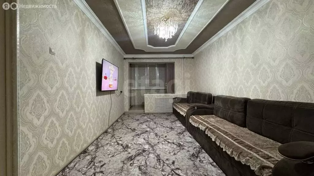 2-комнатная квартира: Баксан, улица Фрунзе, 7 (54 м) - Фото 1