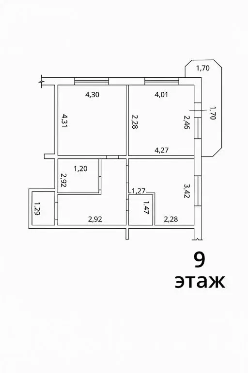2-комнатная квартира: Абакан, Хакасская улица, 171 (75.8 м) - Фото 0