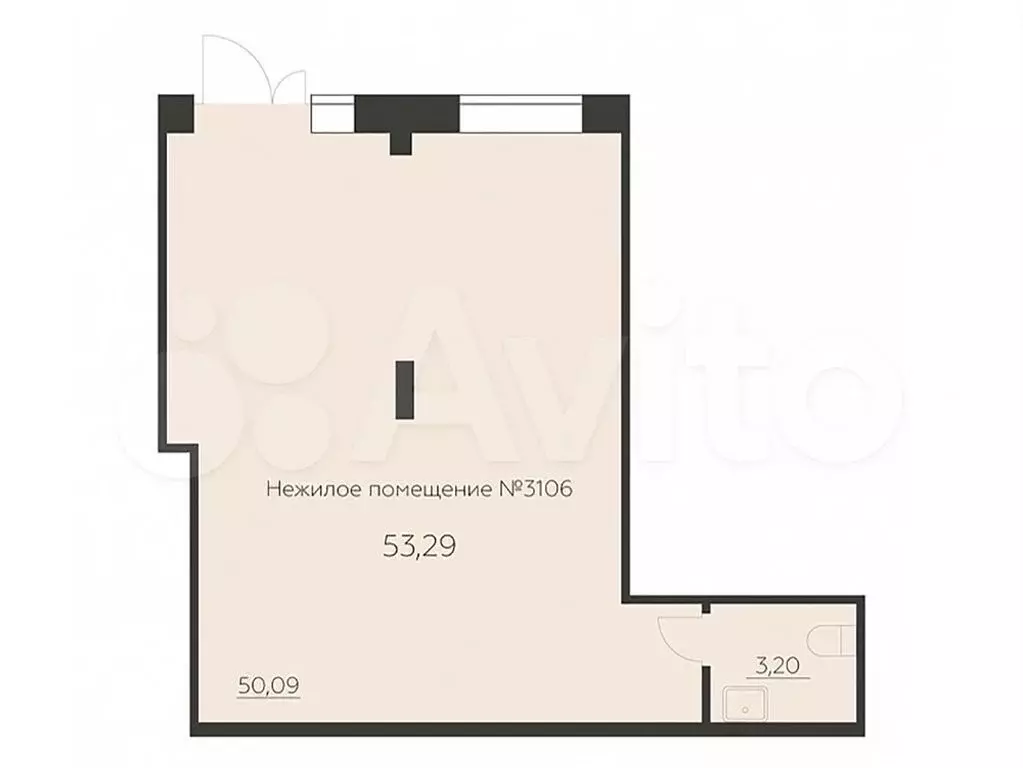 Продам помещение свободного назначения, 53.29 м - Фото 0