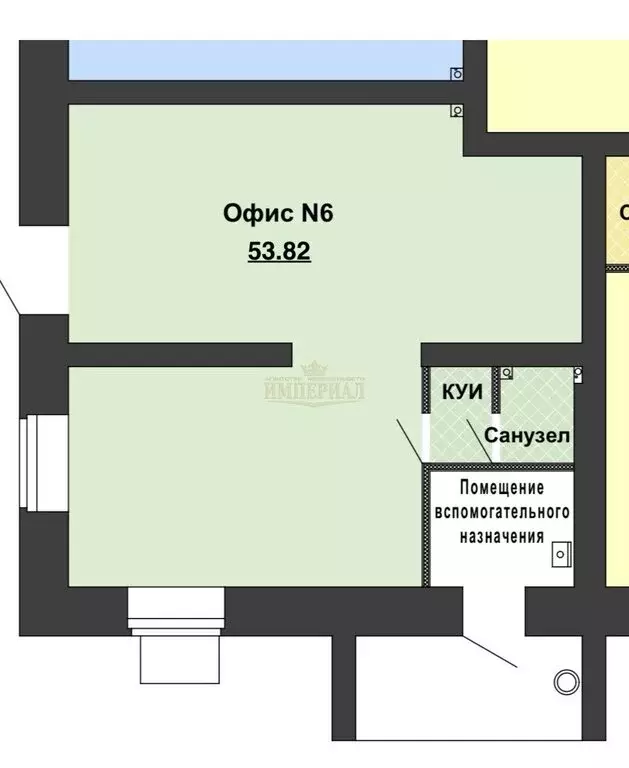 Офис (53.82 м) - Фото 2