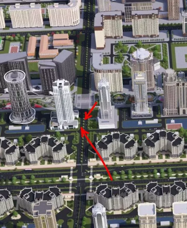 Помещение свободного назначения в Чеченская республика, Грозный просп. ... - Фото 2