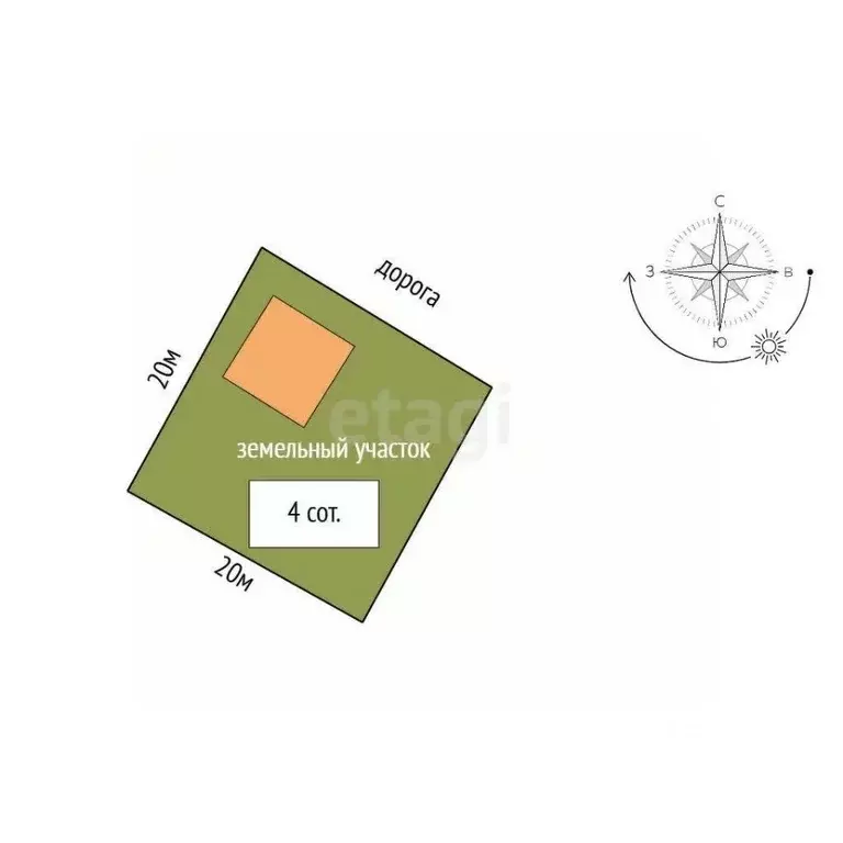 Дом в Ханты-Мансийский АО, Ханты-Мансийск Следопыт СОТ,  (50 м) - Фото 0