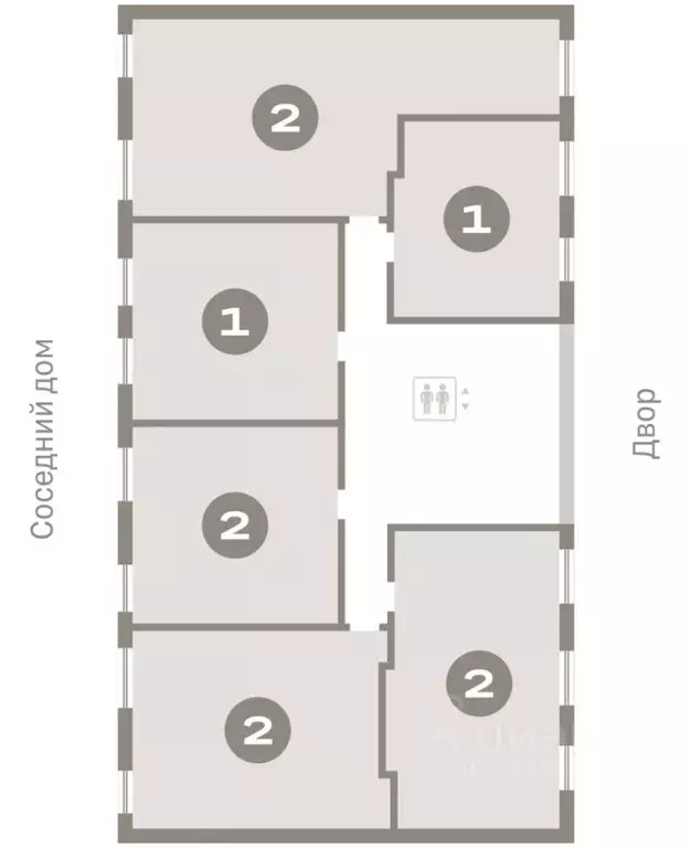 1-к кв. Курганская область, Курган Центральный жилрайон, Дом Кино ... - Фото 2