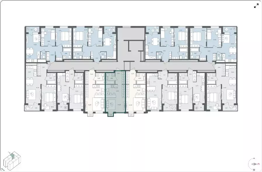Квартира-студия: село Перхушково, микрорайон Равновесие, 4 (27.8 м) - Фото 2