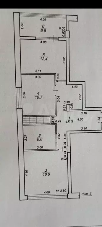 2-к. квартира, 68,3 м, 4/10 эт. - Фото 0