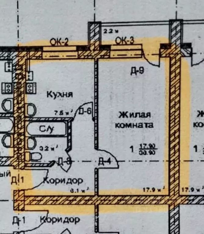 1-к кв. Тамбовская область, Тамбовский муниципальный округ, д. Крутые ... - Фото 1