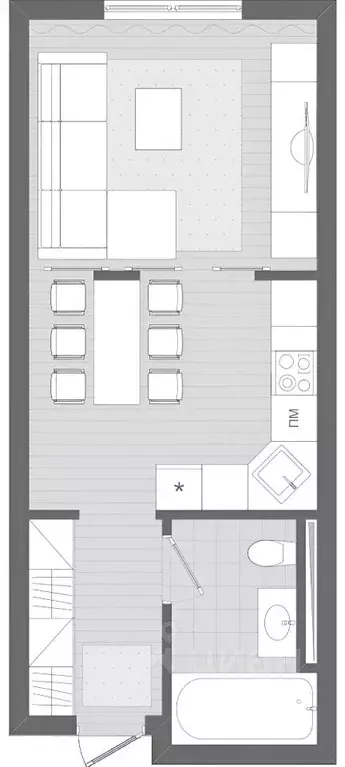 1-к кв. Московская область, Одинцовский городской округ, ... - Фото 2