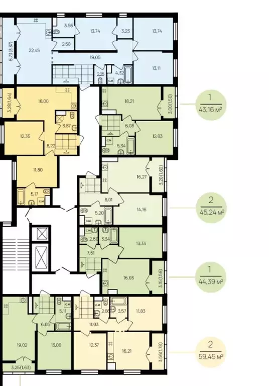 1-к кв. Калужская область, Обнинск ул. Славского, 10 (45.8 м) - Фото 2