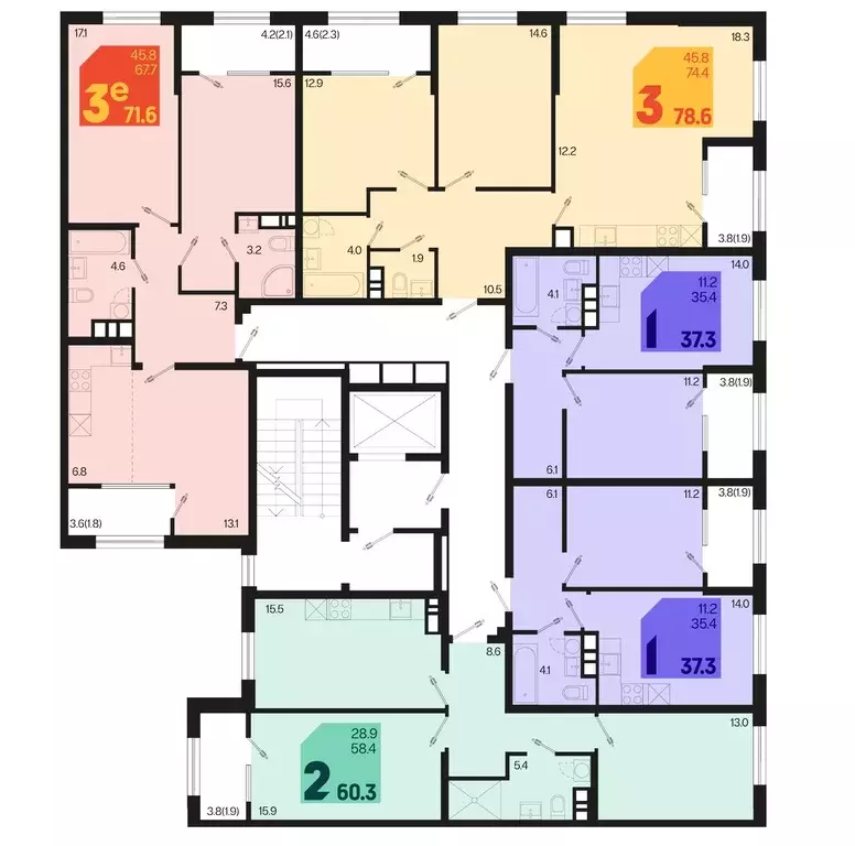 1-к кв. Краснодарский край, Краснодар ул. Виктора Казанцева (37.3 м) - Фото 2