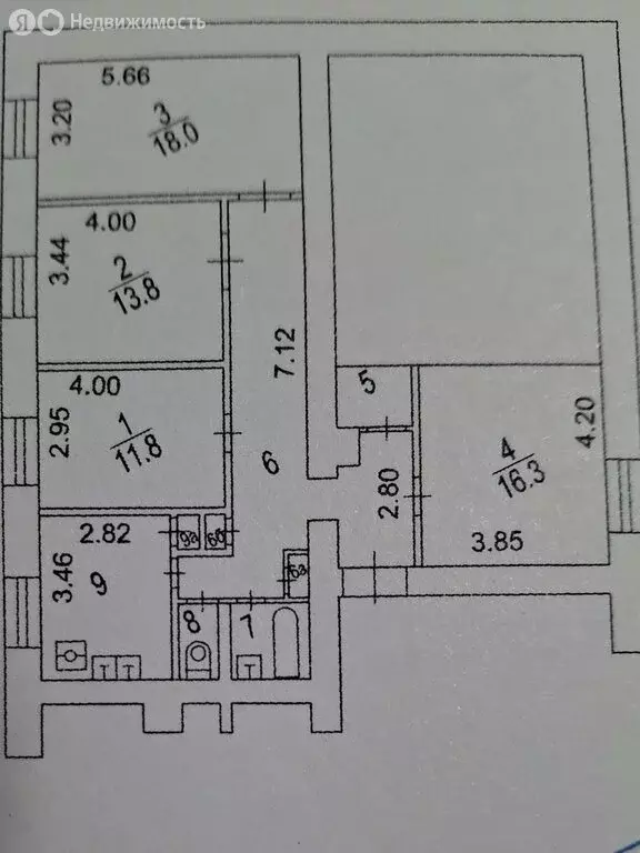 4-комнатная квартира: Москва, улица Барклая, 7к1 (96 м) - Фото 1