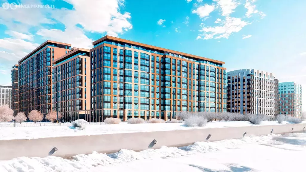 Квартира-студия: Санкт-Петербург, Октябрьская набережная, 38 (23.81 м) - Фото 1