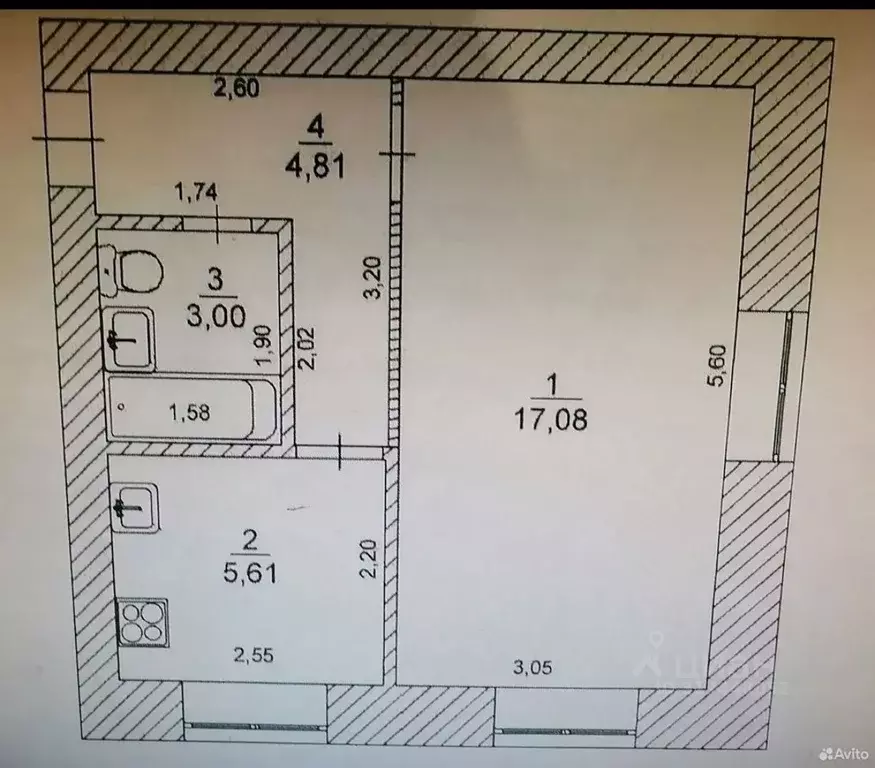 1-к кв. Ульяновская область, Ульяновск ул. Доватора, 9 (30.0 м) - Фото 0