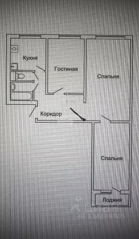 3-к кв. Челябинская область, Златоуст 3-й микрорайон проспекта имени ... - Фото 2