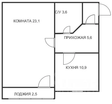 1-к кв. Краснодарский край, Геленджик ул. Островского, 143 (43.2 м) - Фото 2