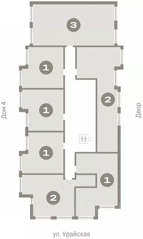 1-к кв. Тюменская область, Тюмень ул. Муравленко, 9к3 (42.42 м) - Фото 1