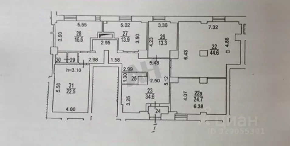 Помещение свободного назначения в Москва Перовское ш., 10к2 (179 м) - Фото 2