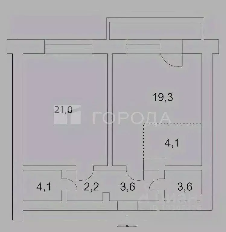 2-к кв. Новосибирская область, Новосибирск ул. Фадеева, 66/4 (59.2 м) - Фото 1