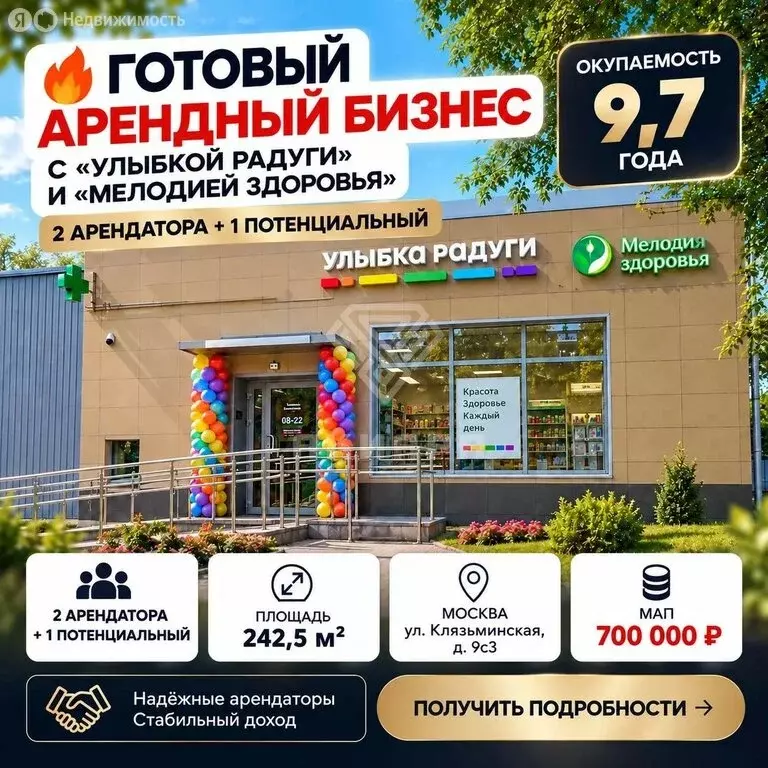 Помещение свободного назначения (242.5 м) - Фото 1