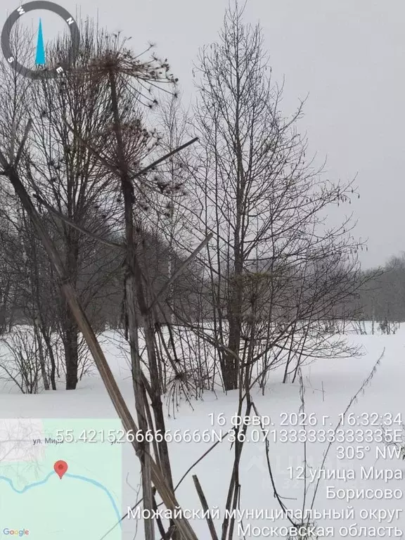 Участок в Московская область, Можайский муниципальный округ, д. ... - Фото 1