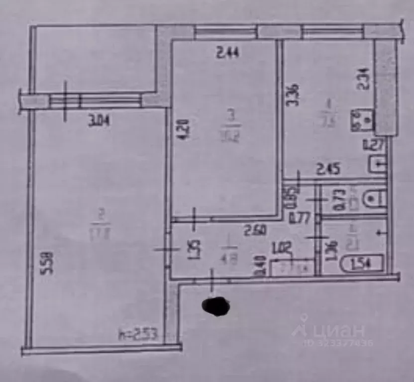 2-к кв. Алтайский край, Барнаул Взлетная ул., 32 (43.2 м) - Фото 0