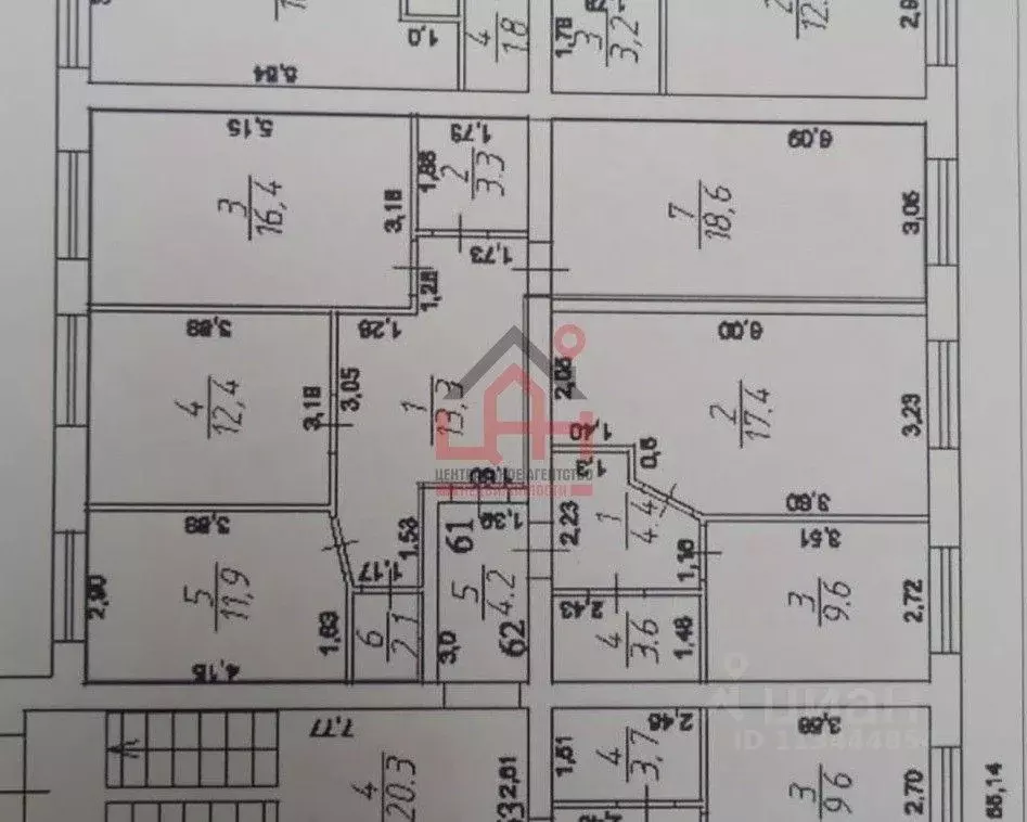 3-к кв. Ставропольский край, Ессентуки ул. Орджоникидзе, 84к3 (78.0 м) - Фото 2