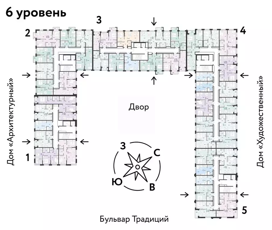 3-к кв. Тюменская область, Тюмень ул. Новоселов, 102 (58.86 м) - Фото 2