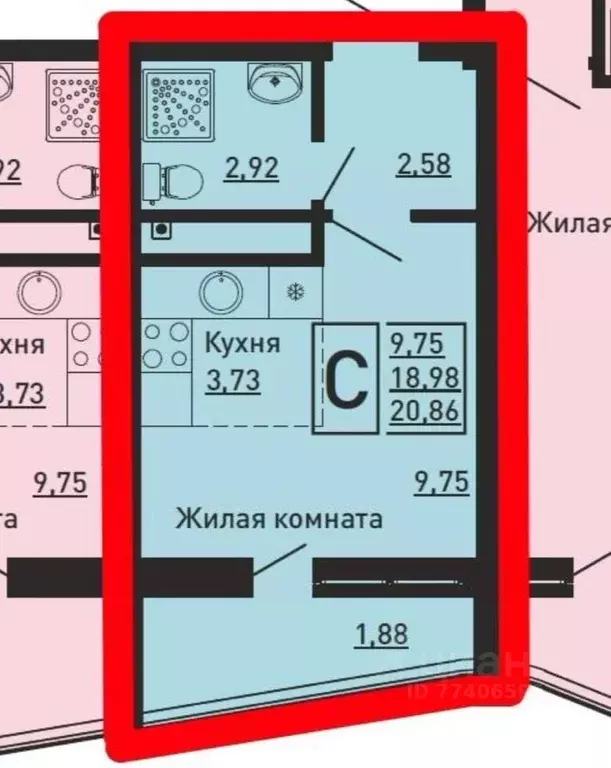 Студия Краснодарский край, Туапсинский муниципальный округ, с. ... - Фото 2
