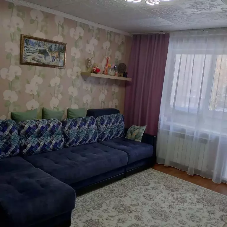 2-к кв. Омская область, Марьяновка рп ул. Пролетарская, 60 (50.0 м) - Фото 1