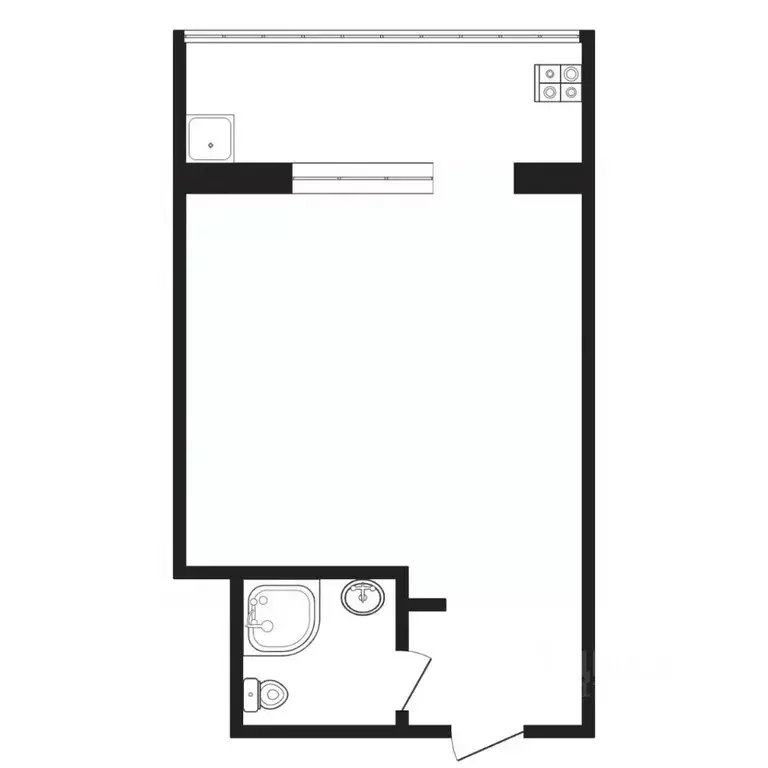 Студия Тюменская область, Тюмень Олимпийская ул., 34 (12.8 м) - Фото 2