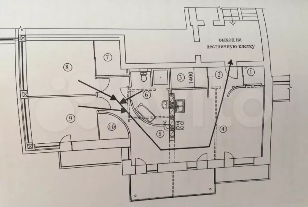 3-к. квартира, 110 м, 8/10 эт. - Фото 0