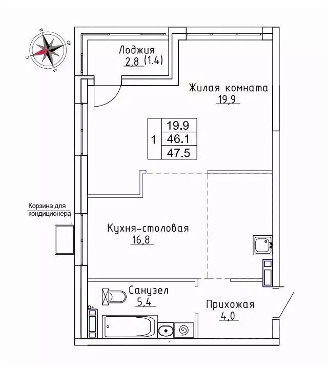 1-к кв. Приморский край, Надеждинский район, пос. Новый Новый жилой ... - Фото 1