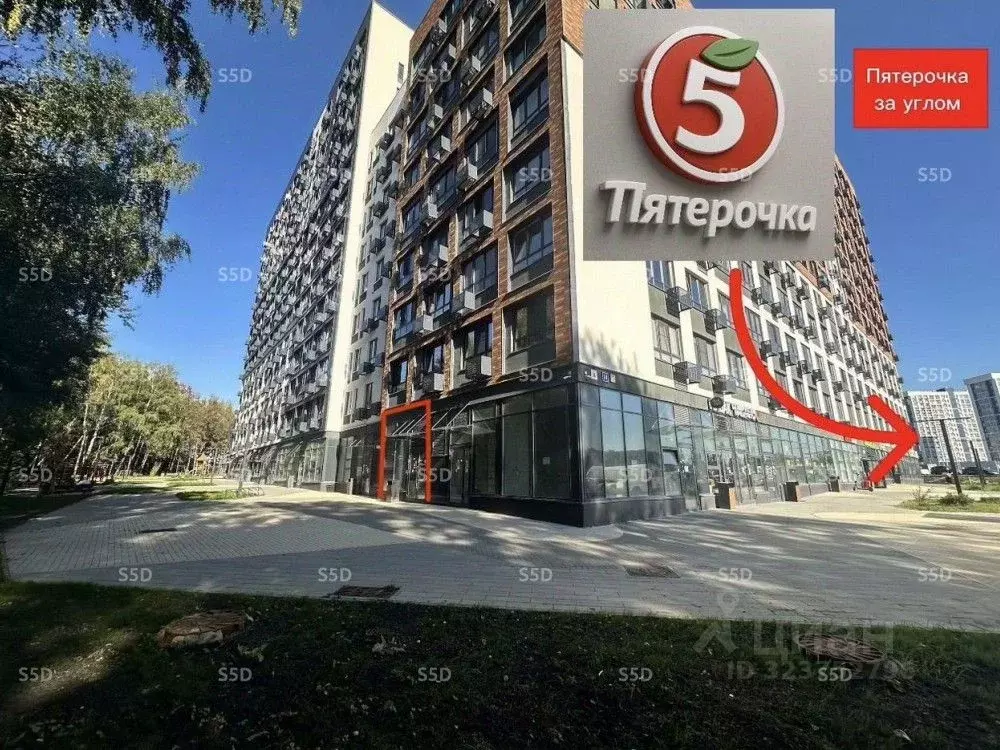 Помещение свободного назначения в Москва Скандинавия жилой комплекс, ... - Фото 1