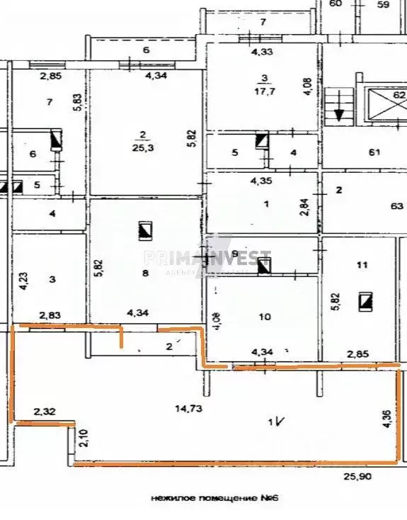 Торговая площадь в Челябинская область, Копейск ул. Кирова, 10 (65 м) - Фото 1