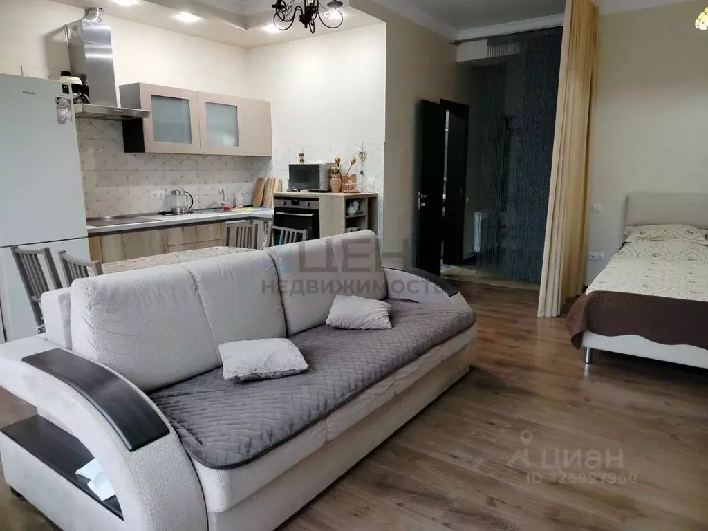 1-к кв. Краснодарский край, Сочи Лазаревское жилрайон, пер. Павлова, ... - Фото 2