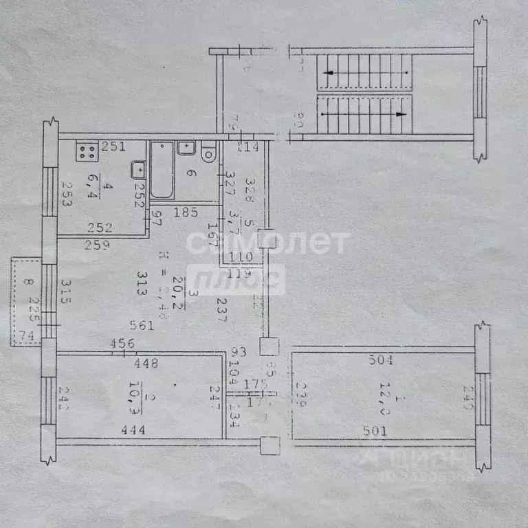 3-к кв. Свердловская область, Екатеринбург ул. Техническая, 41 (58.3 ... - Фото 2