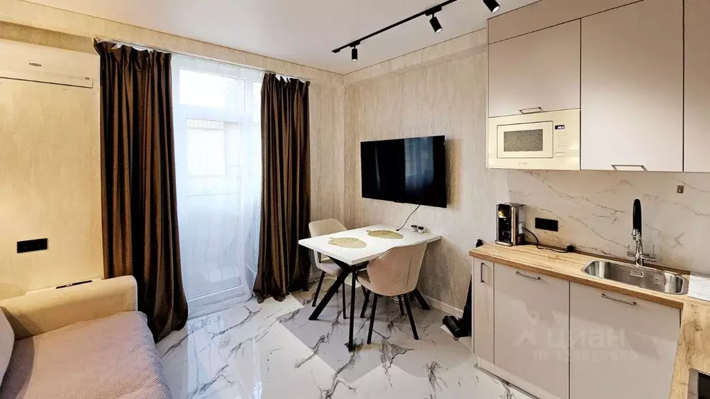 Студия Краснодарский край, Сочи ул. Тимирязева, 26 (21.3 м) - Фото 2