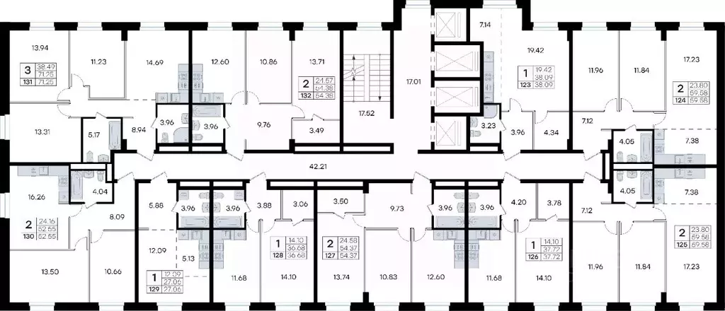 Студия Приморский край, Владивосток ул. Тухачевского (27.06 м) - Фото 2